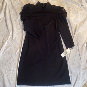 NWT Calvin Klein Cool Black Dress 90s Flair 4